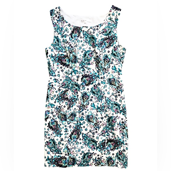 3/$15! Cleo Floral Dress size 12. Stretch fabric in great shape - Picture 1 of 5